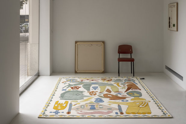 TROUPE rug collection designed by Jaime Hayón for Nani Marquina. Photo courtesy of Nanimarquina