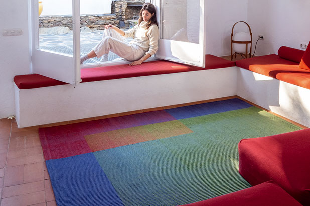 HAZE rugs collection by Begum Cana Özgur for nanimarquina. Photo by ©Albert Font, courtesy of nanimarquina.