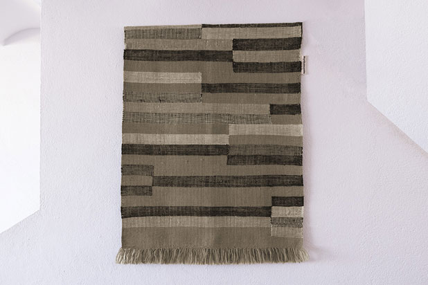 IMPROVISACIÓN tapestry by Gian Padilla for nanimarquina. Photo by ©Albert Font, courtesy of nanimarquina.