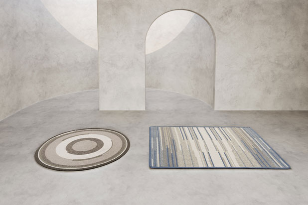 QUID rugs collection by Jaime Beriestáin for Naturtex. Photo courtesy of Naturtex.