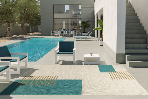 MAUI rugs collection by Ignasi Soler for Now Carpets. Photo courtesy of Now Carpets.