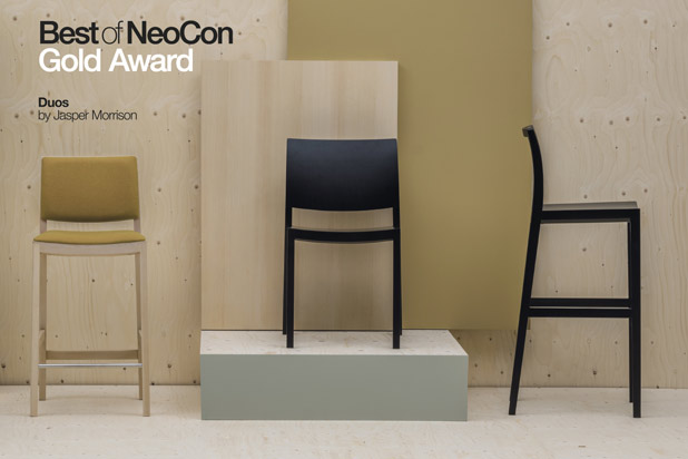 Duos barstools by Andreu World BestofNeoCon 2018