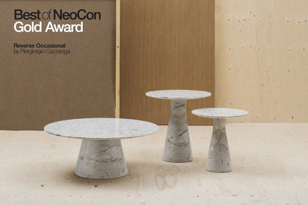 Reverse tables by Andreu World BestofNeoCon 2018