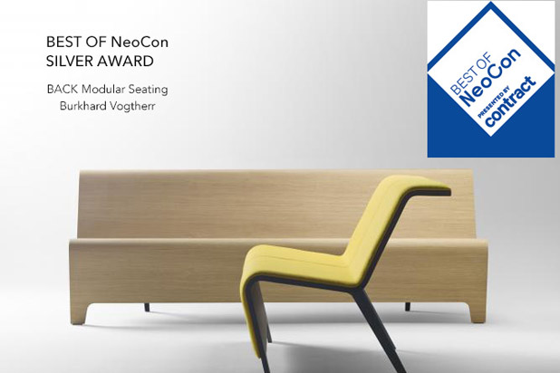Back modular seating by Sellex BestofNeoCon 2018