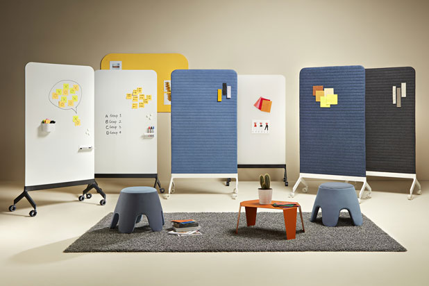 FUJI screen system designed by Roger Vancells for Made Design. Photo courtesy of Made Design.