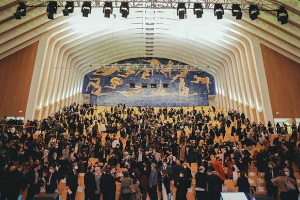 Presentation of the official program of activities for 2022 of Valencia World Capital of Design 2022. Photo courtesy of Valencia World Capital