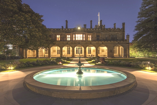 Bamboo Lamps at the “Government House” gardens in Sidney, Australia. Photo by Jackie Chan, courtesy of Vibia.