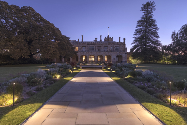 Bamboo Lamps at the “Government House” gardens in Sidney, Australia. Photo by Jackie Chan, courtesy of Vibia.