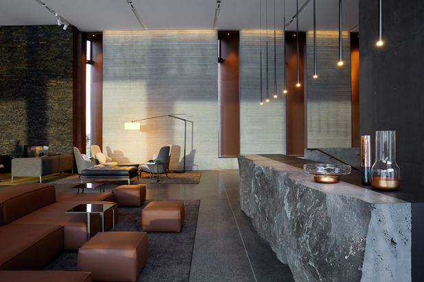 SLIM and BALANCE lamp by Vibia at the Retreat hotel. Photo by © Giorgio Possenti. Courtesy of Vibia
