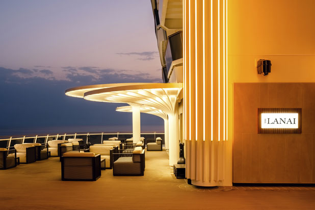 FACTORY collection designed by Ramón Esteve for Vondom on the ship MSC World Europa. Photo courtesy of Vondom.