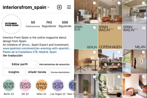 New IG account @interiorsfrom_spain