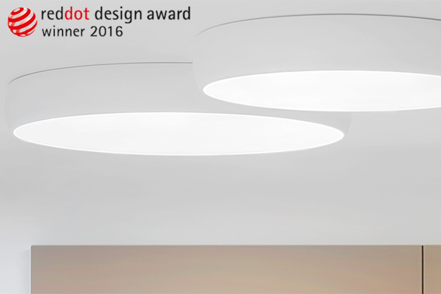 Drum ceiling light, designed  by Ruben Saldaña for Arkoslight