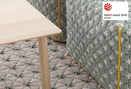 SILAÏ rugs, designed  by Charlotte Lancelot for GAN