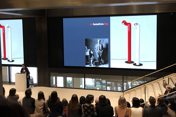 TATU luminaire designed by André Ricard for  Santa&Cole. Winner of a 2022 NYCxDesign Award.