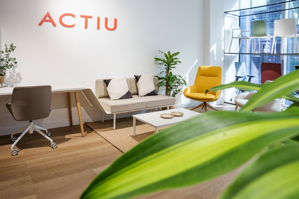 Showroom de Actiu en Dubai (EAU). Foto cortesía de Actiu.
