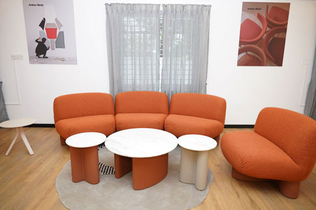 Showroom de Andreu World en Bangalore (India). Foto cortesía de Andreu World.