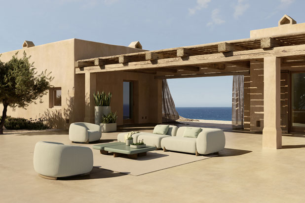 Coleccion MILOS diseñada por Jean-Marie Massaud para Vondom. Foto cortesía de Vondom.