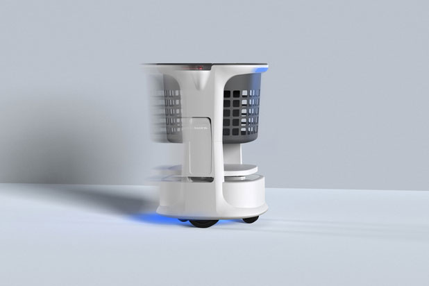 JuliusTEC shopping cart robot by Alegre Design for Carttec. Photo courtesy of Alegre Design.