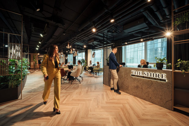 esPattio furniture at the Coworking x The Shire in Warsaw, Poland. Photo courtesy of The Shire/esPattio  