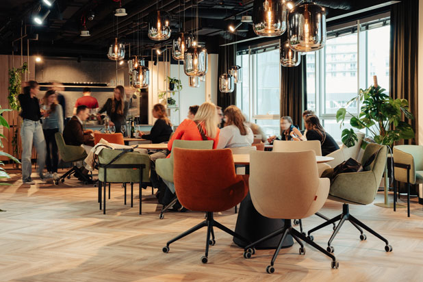 esPattio furniture at the Coworking x The Shire in Warsaw, Poland. Photo courtesy of The Shire/esPattio  