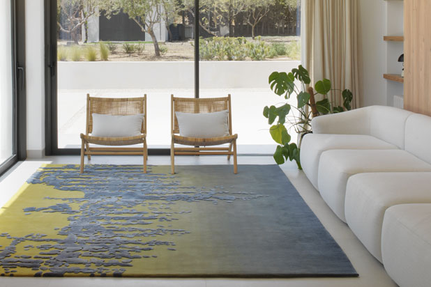 Colección de alfombras BRAZIL diseñada por Arik Levi para Now carpets. Foto cortesía de Now carpets.