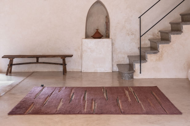 Colección de alfombras COLORADO diseñada por Inga Sempe para Nani Marquina. Foto de ©Albert Font, cortesía de Nani Marquina.