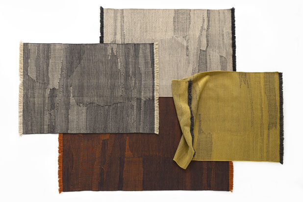 Colección de alfombras WABI-SABI de Nani Marquina. Foto de @Albert Font, cortesía de Nani Marquina.