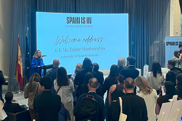 “A journey into Spain's Design Spaces” showcase in Sydney, Australia.