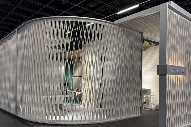 CELL® modular acoustic system by Summumstudio for Ideatec Advanced Acoustic Solutions. Photo courtesy of Ideatec.