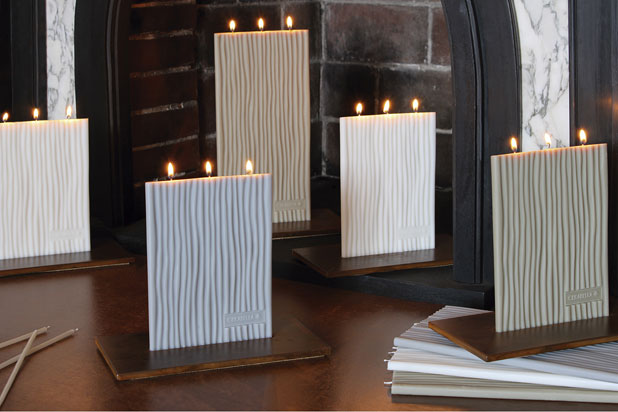 Colección de velas CARREU de Cerabella. Foto cortesía de Cerabella.