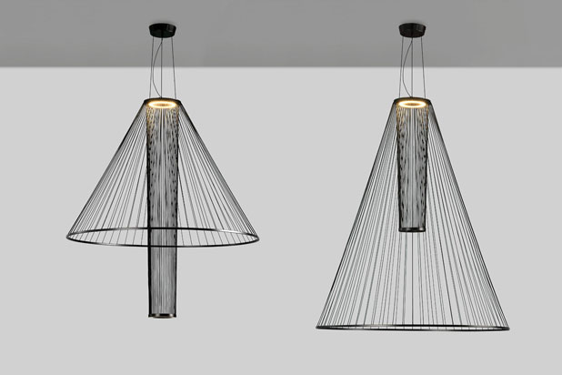 Lámparas colgantes MEDUSA de Olé Lighting. Foto cortesía de Olé Lighting.