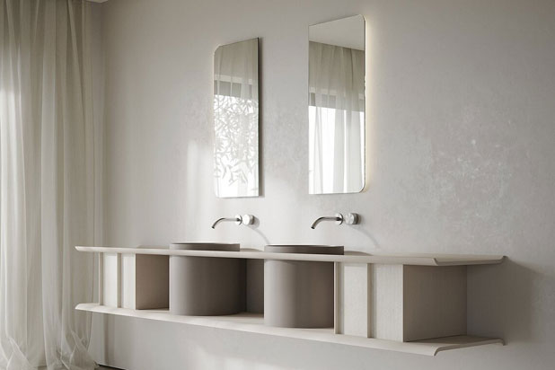 Mueble de baño TABÚ diseñado por Summum Studio para Buto Bath. Foto cortesía de Buto Bath. 