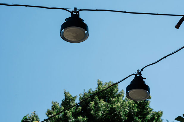 Marset´s outdoor lights at the Fattoria de Vignamaggio in Italy. Photo courtesy of @vignamaggio.