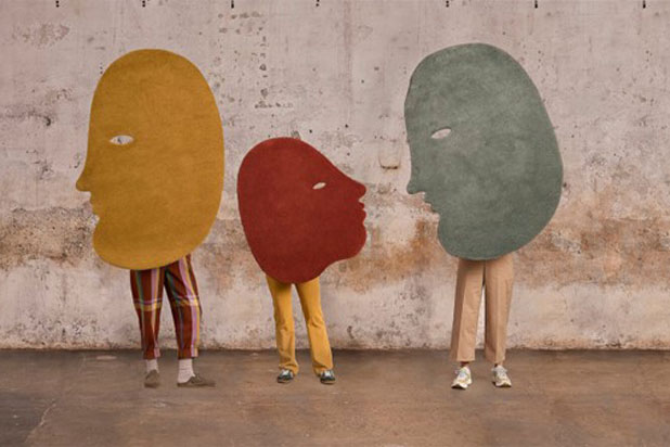 TALK TALK rug collection by Jaime Hayón for Nanimarquina. Photo courtesy of Nanimarquina.