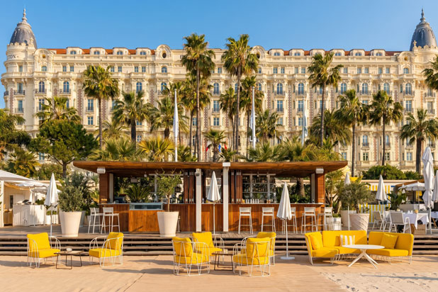 Colección LAGARTO diseñada por ILMIODESIGN para iSiMAR en el hotel Regent Carlton Cannes. Foto cortesía de iSiMAR.