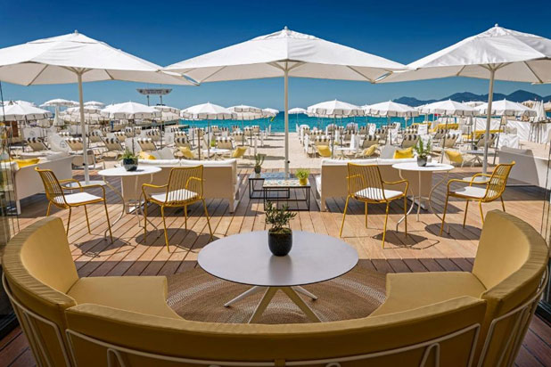 Colección LAGARTO diseñada por ILMIODESIGN para iSiMAR en el hotel Regent Carlton Cannes. Foto cortesía de iSiMAR.