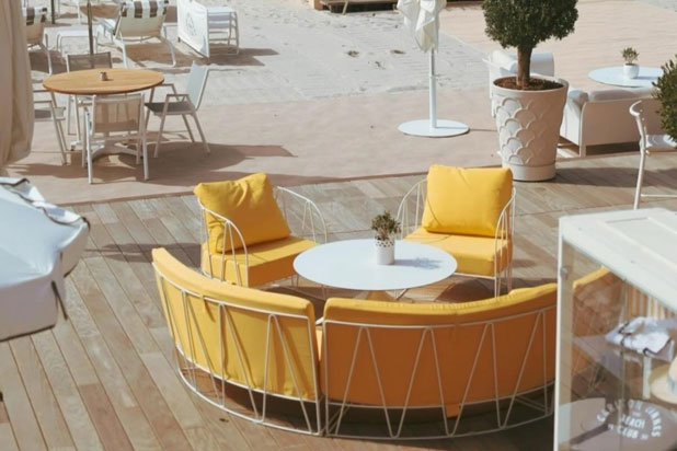 Colección LAGARTO diseñada por ILMIODESIGN para iSiMAR en el hotel Regent Carlton Cannes. Foto cortesía de iSiMAR.