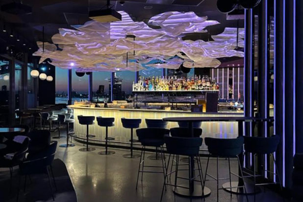 A emotional Light Thrills With Its Cloud Shaped Luminaires At The A emotional Light Thrills With Its Cloud Shaped Luminaires At The