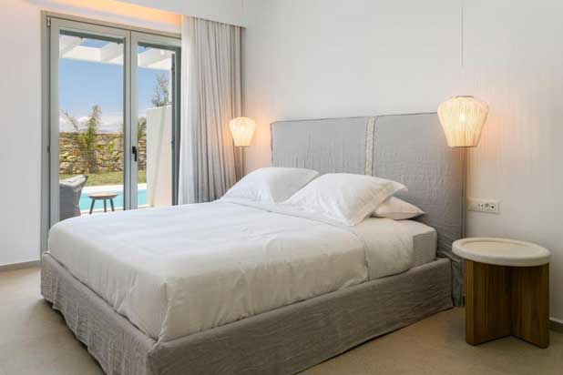 Colección CORAL en el Splendid Mykonos Luxury Villas & Suites en Mykonos (Grecia). Foto cortesía de a-emotional light.