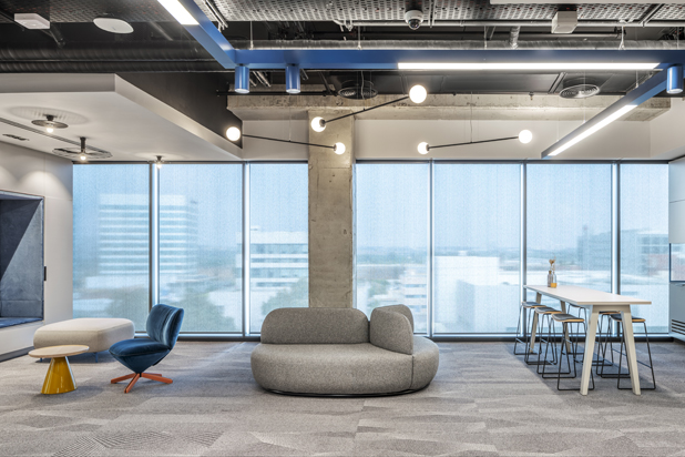 Sancal furniture at the One1 Office in Petah Tikva, Israel. Photo by Yoav Peled, courtesy of EN Design studio and Sancal.