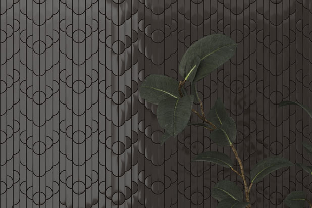 CHRYSLER tile designed by Stone Designs for Hirata Tiles. Photo courtesy of Stone Designs. 
