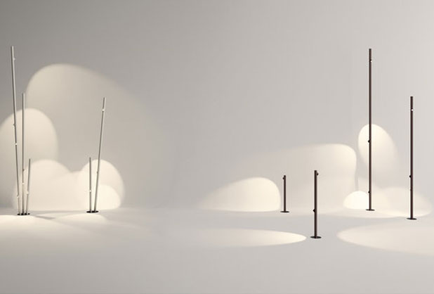 BAMBOO garden lighting by Antoni Arola and Enric Rodríguez for Vibia. Photo by Vibia, courtesy of Estudi Antoni Arola