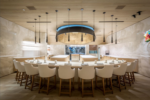 Somni Restaurant in Los Angeles, USA. Photo courtesy of Capella García Arquitectura.