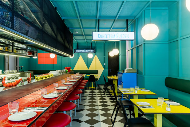 Restaurante Las Chicas, Los Chicos y Los Maniquís en Madrid. Foto del EQUIPO CREATIVO.