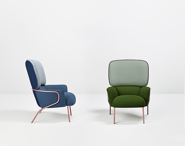 COTTON armchair collection designed by Eli Gutiérrez for Missana. Photo by ©Cualiti, courtesy of Eli Gutiérrez.