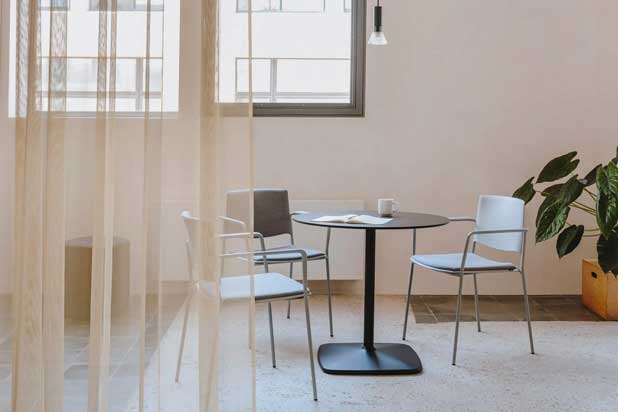 IRON table designed by Estudi Manel Molina for Enea. Photo courtesy of Estudi Manel Molina.