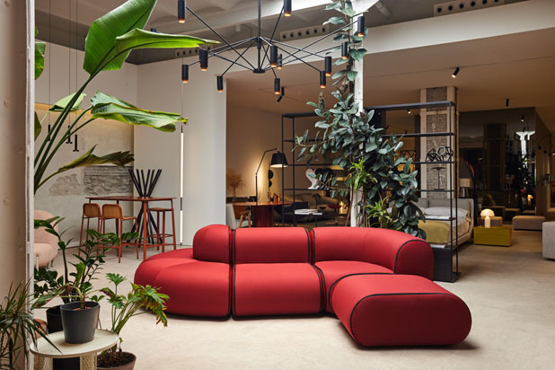 BRUC modular seating designed by Flic studio for .annud. Photo courtesy of Flic.