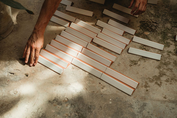 SARAB ceramic tiles designed by Flic studio for Maora Ceramic. Photo courtesy of Flic.