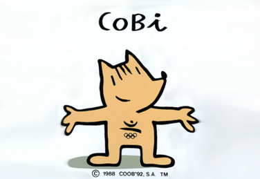 Cobi, su obra más conocida, la mascota para los JJOO de Barcelona 1992.