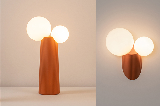 Colección de lámparas de cerámica de Jordi Pla para Milán Lighting. Foto de Enric Badrinas, cortesía de Jordi Pla.